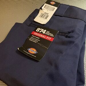 NEW! NWT Dickies 874 Original Work Pant Size 30 Navy Blue